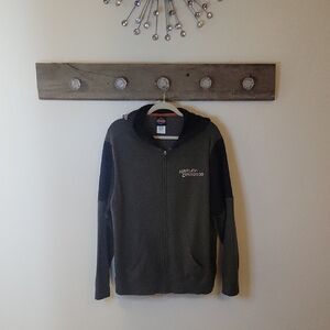 Harley-Davidson Men’s Dark Olive Zip HoodieSZ XL